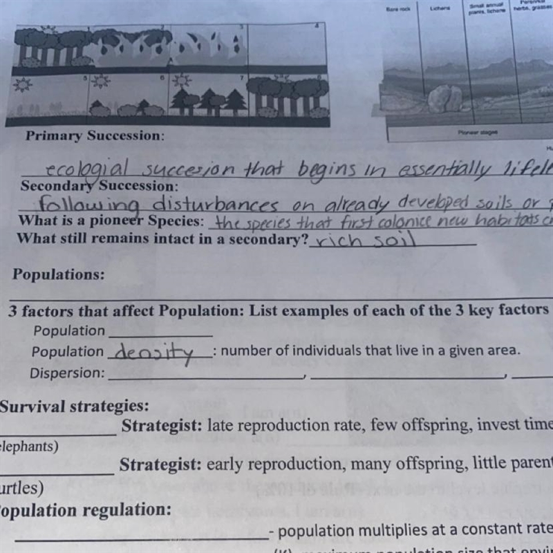 I need help on 3 Factor that affects population thingy. I don’t understand anything-example-1