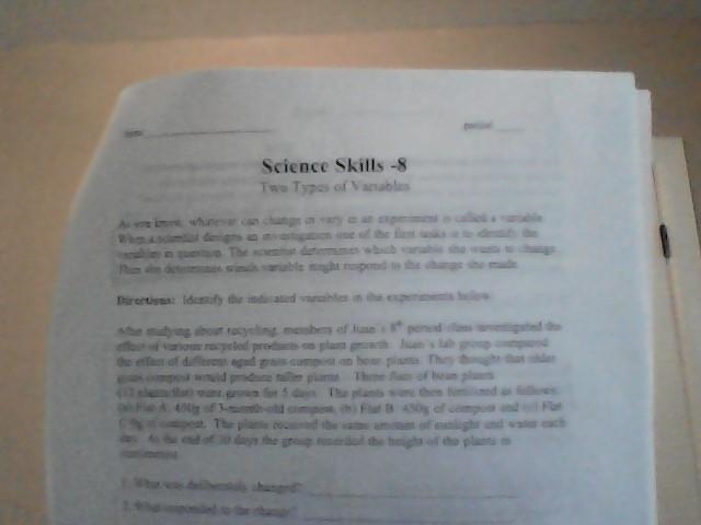 Science skill 8 two types of variables-example-1