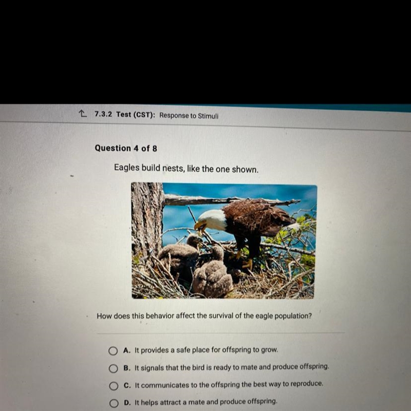 How does this behavior affect the survival of the eagle population? Someone please-example-1