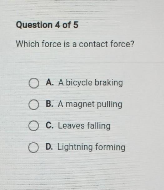 Which force is a contact force?​-example-1