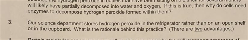 Help please! I know one of the answers is that the lower temperature means the reaction-example-1