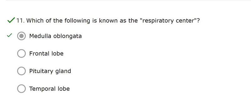 Which of the following is known as the "respiratory center"?-example-1