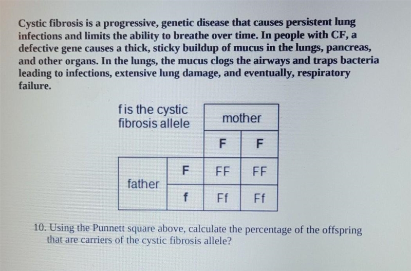 Help me please! Cystic Fribrosis... .​​-example-1