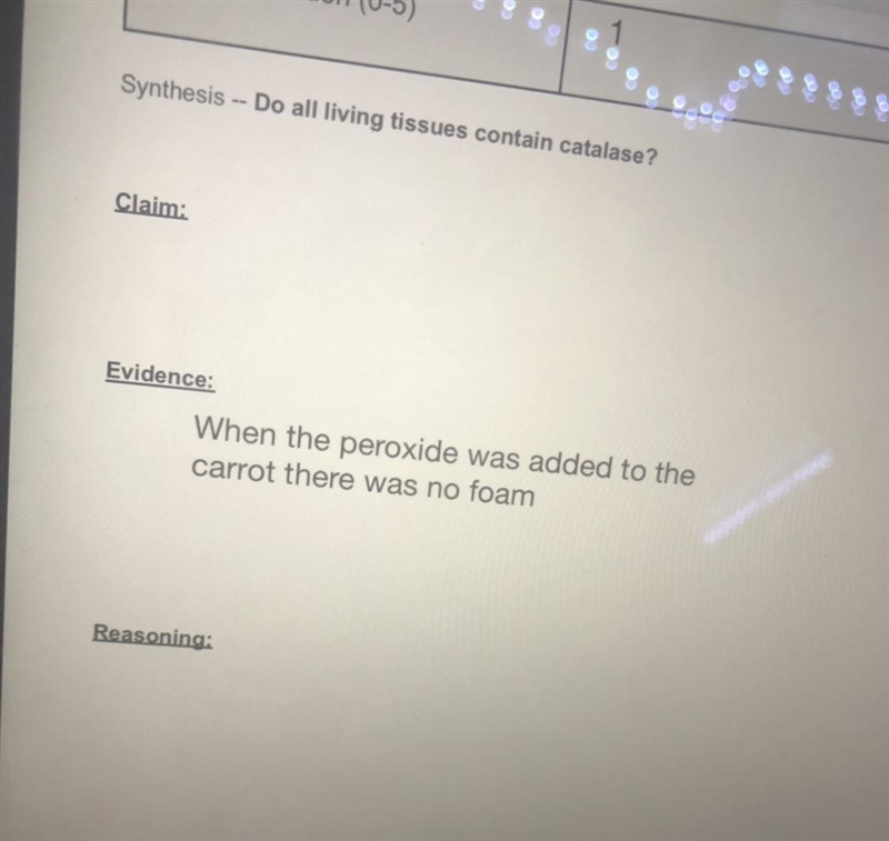 What’s a claim ? I don’t know what to write for the claim . I need help please. It-example-1