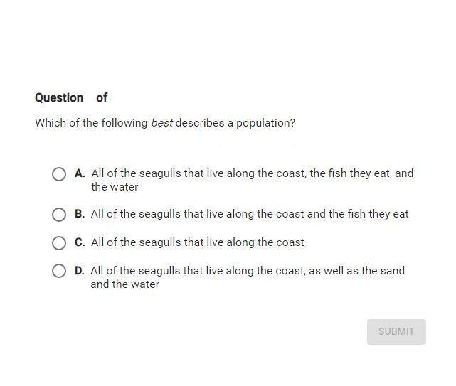 Which of the following best describes a population?-example-1