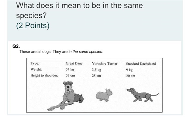 What does it mean to be in the same species-example-1