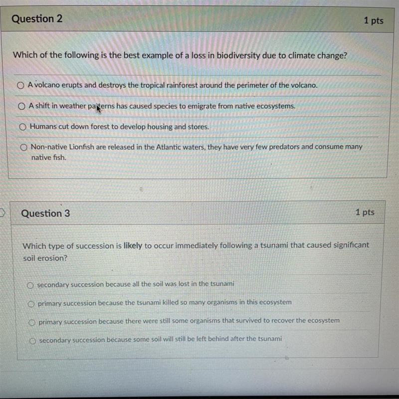 HELP ! BIOLOGY! sorry my screen is hard to read but i need help with these two questions-example-1