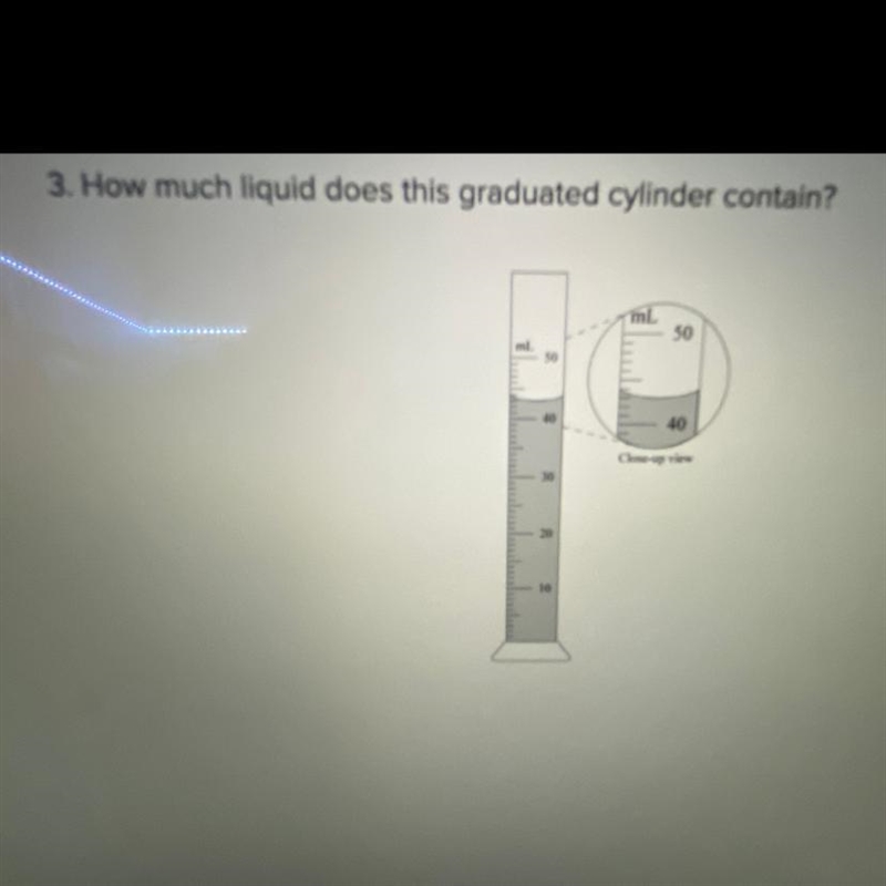 How much liquid does this graduated cylinder contain? ✨-example-1