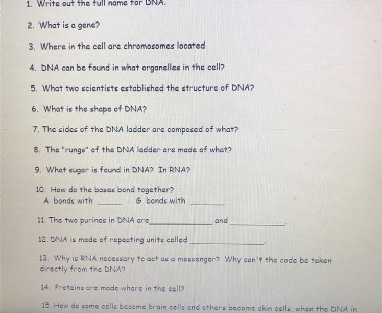 Answer at least 5 of these questions. if you could answer all of them that would be-example-1