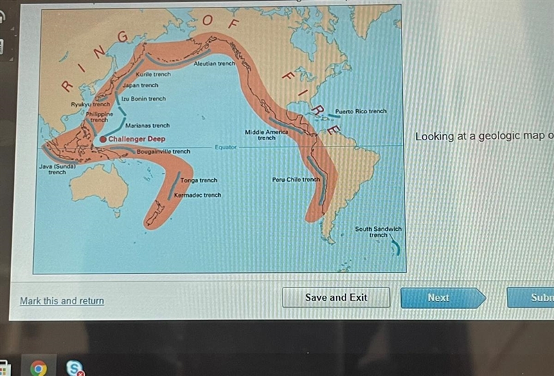 Looking at a map of this area, what would someone most expect to see in the shaded-example-1