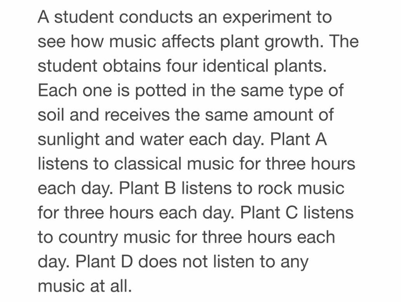 In the experiment described in the scenario, which group represents the control group-example-1