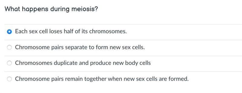 What happens during Meiosis (D.umb answers = Reported = account banned) Answer the-example-1