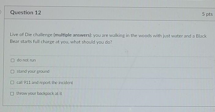 answering the following questions regarding North American Bear. Question 12 5 pts-example-1