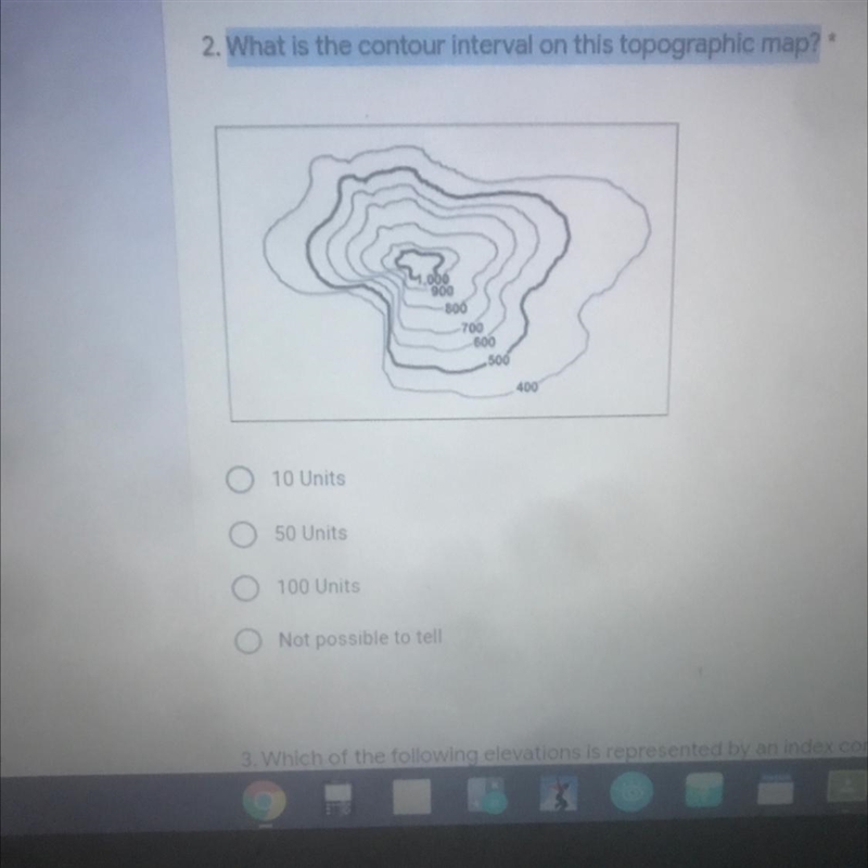 What is the contour interval on this topographic map?-example-1