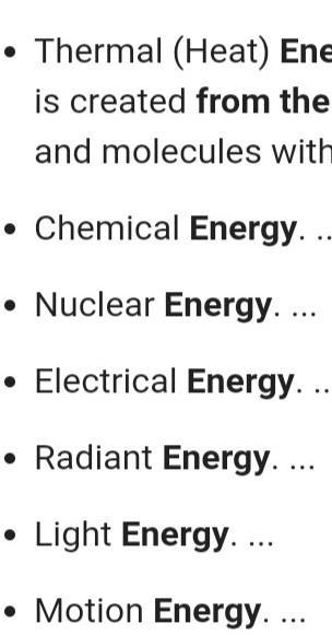 Identify seven forms and two states of energy.-example-1