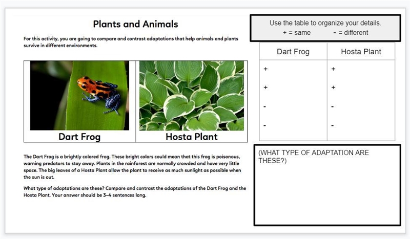 PLEASE NO LINKS OR FAKE ANSWERS <3 The dart frog is a brightly colored frog. These-example-1