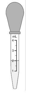 A student is going to use the above water dropper in an experiment. What is the amount-example-1