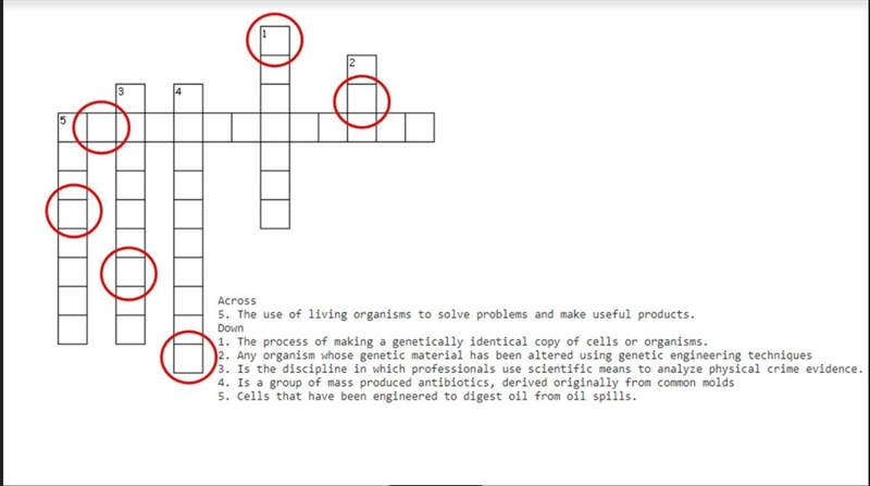 Can somebody figure this crossword puzzle out? Ignore the red circles though.-example-1