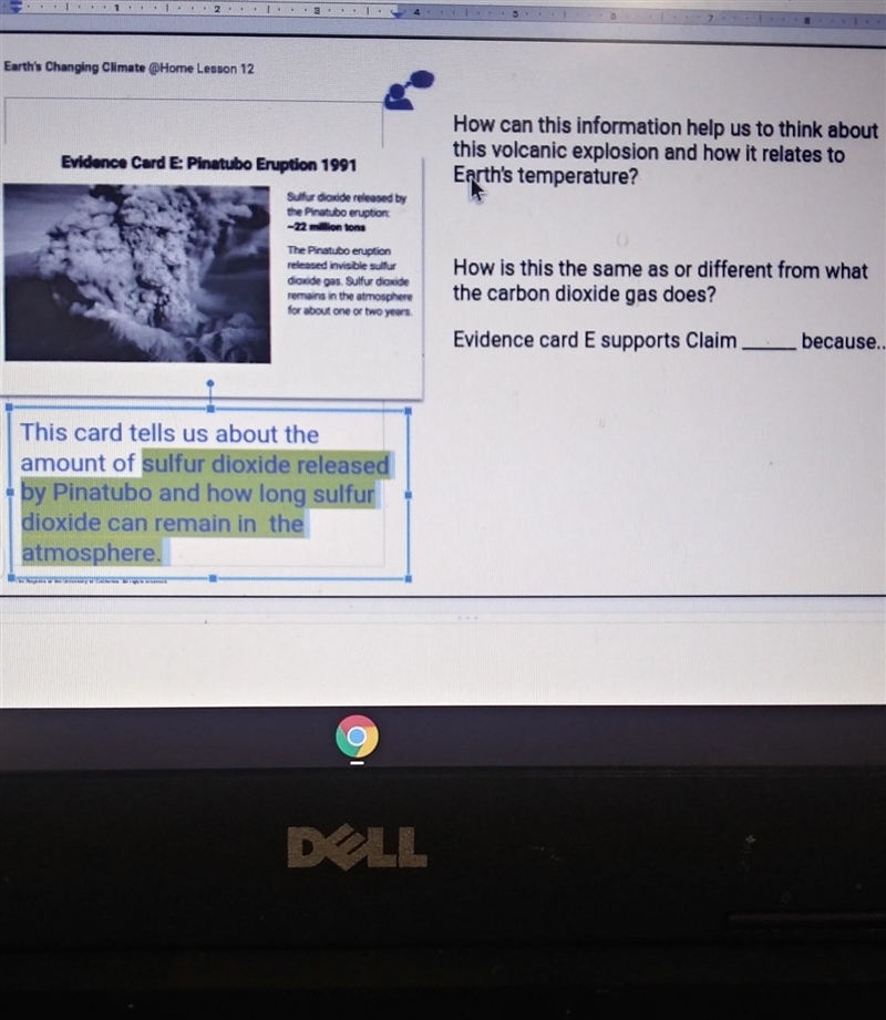 How can this information help us to think about this volcanic explosion and how it-example-1