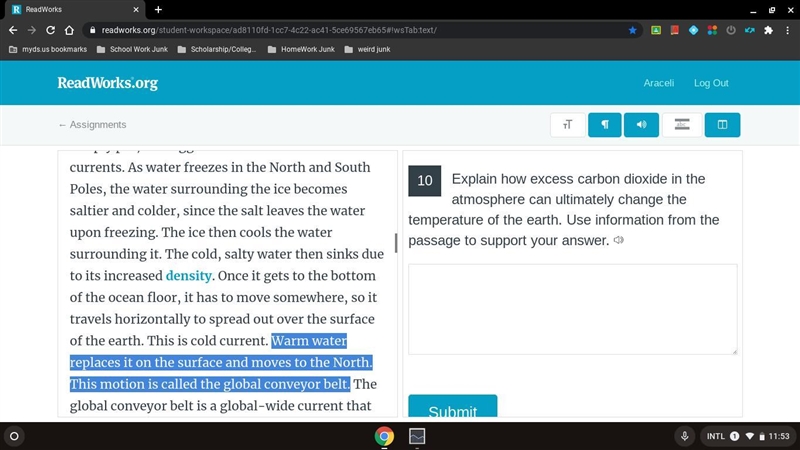 Help pls based on -global warming - Temperatures - ocean currents -Climate-example-3