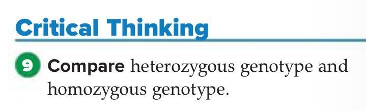 Compare heter0zygous genotype and hom0zygous genotype-example-1