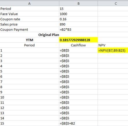 A 15-year bond of a firm in severe financial distress has a coupon rate of 16% and-example-1