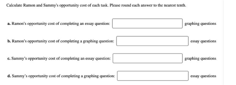 Ramon and Sammy are working on a group homework assignment. The homework consists-example-1