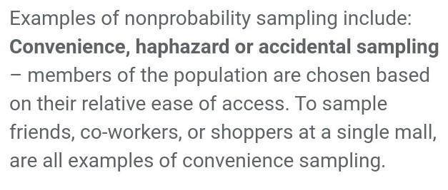 What is probability and non probability sampling?-example-2