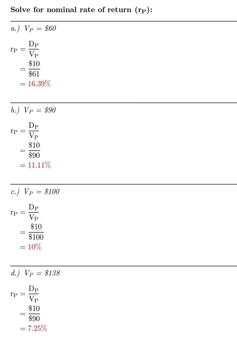 What will be the nominal rate of return on a perpetual preferred stock with a $100 par-example-1