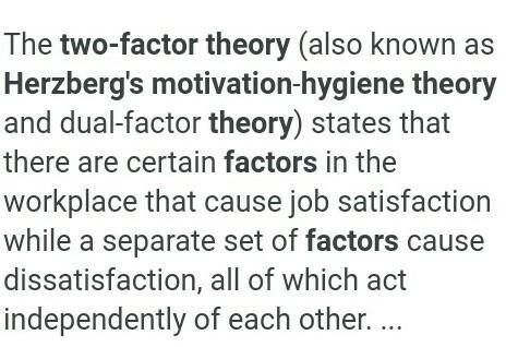 Discuss motivation hygiene theory proposed by Fredrick Hertzberg-example-1