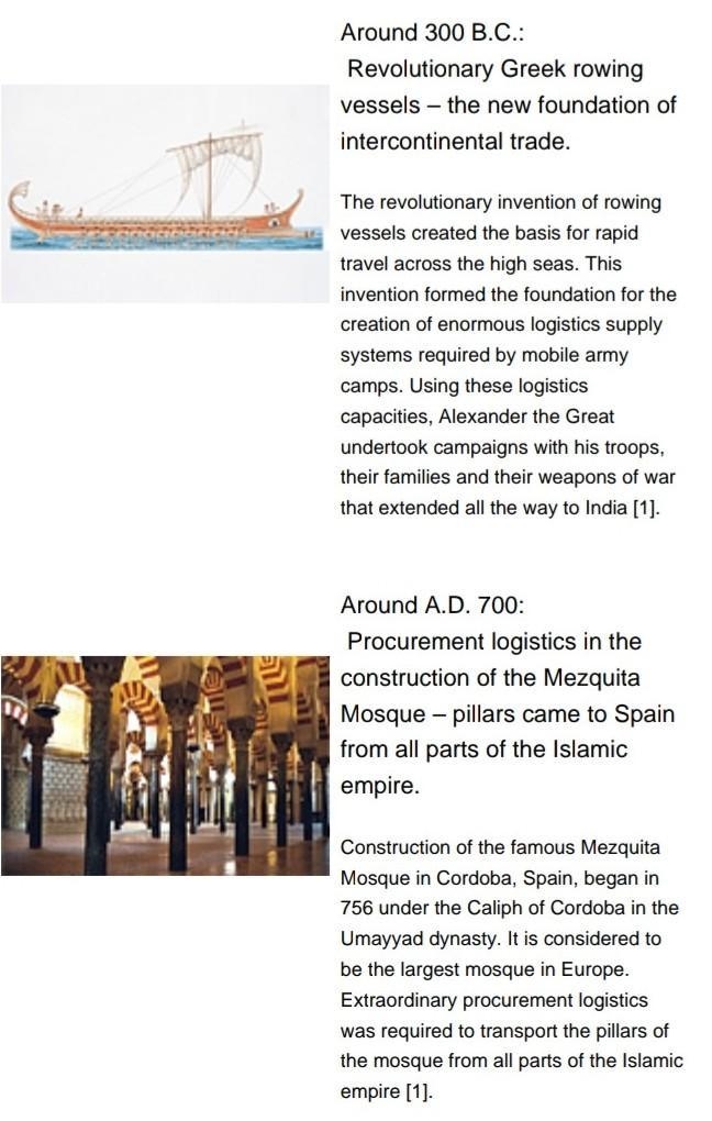 Historical development of logistics-example-2