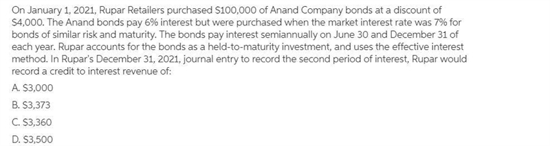 cember 31 of each year. Rupar accounts for the bonds as a held-to-maturity investment-example-1