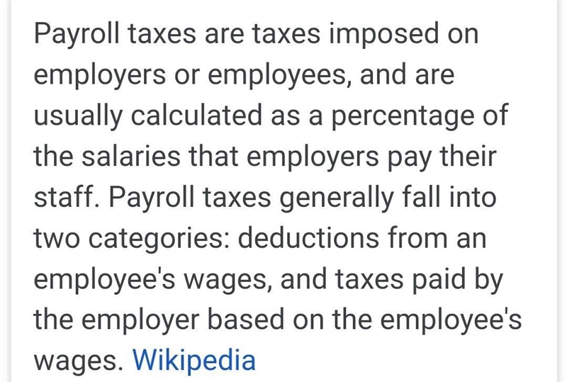 What are payroll taxes?-example-1