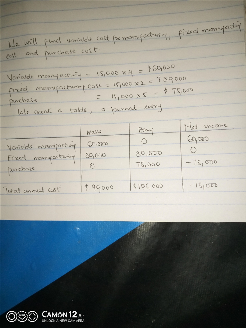 Manson Industries incurs unit costs of $6 ($4 variable and $2 fixed) in making an-example-1