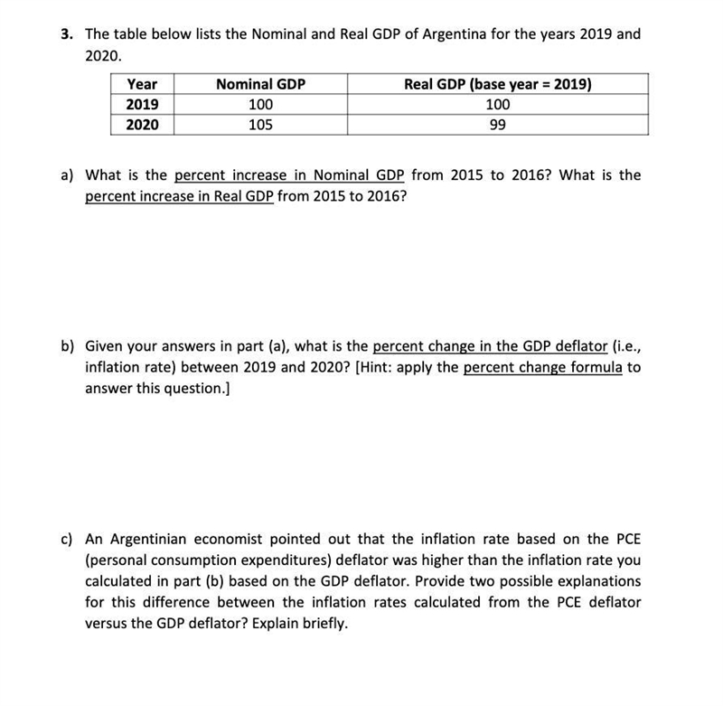 An Argentinian economist pointed out that the inflation rate based on the PCE(personal-example-1