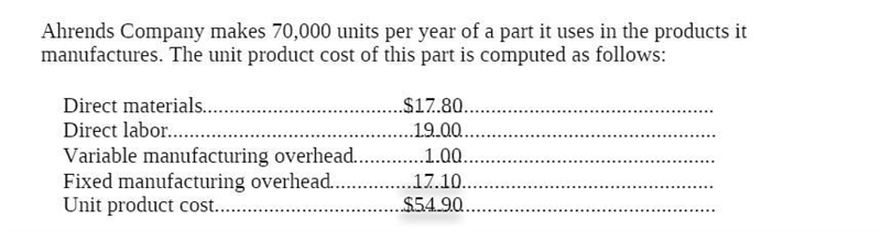 An outside supplier has offered to sell the company all of these parts it needs for-example-1