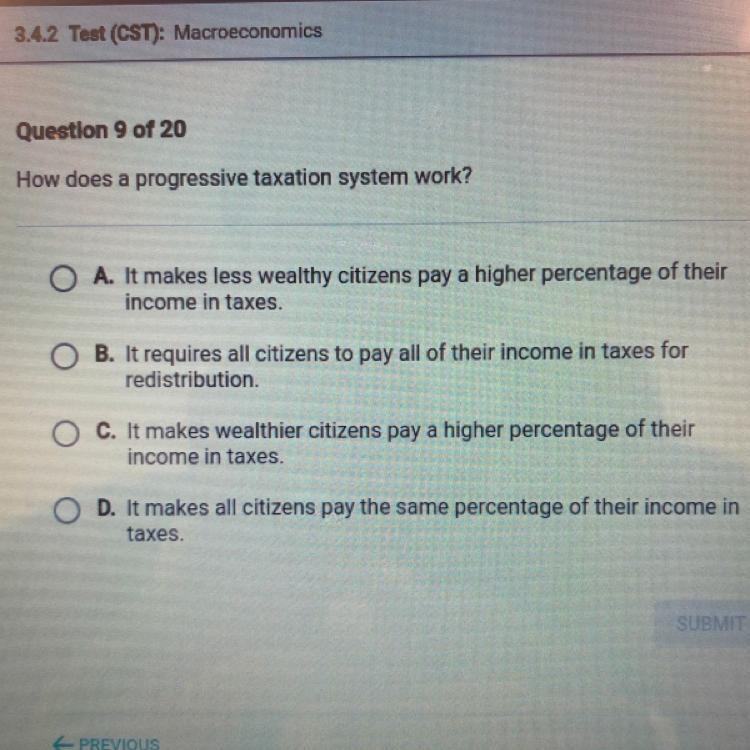 How does a progressive taxation system work?-example-1