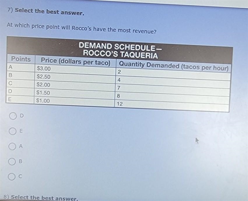 Can you help me with this economics question.​-example-1