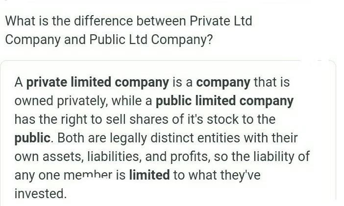 Differences between private and public company ​-example-2