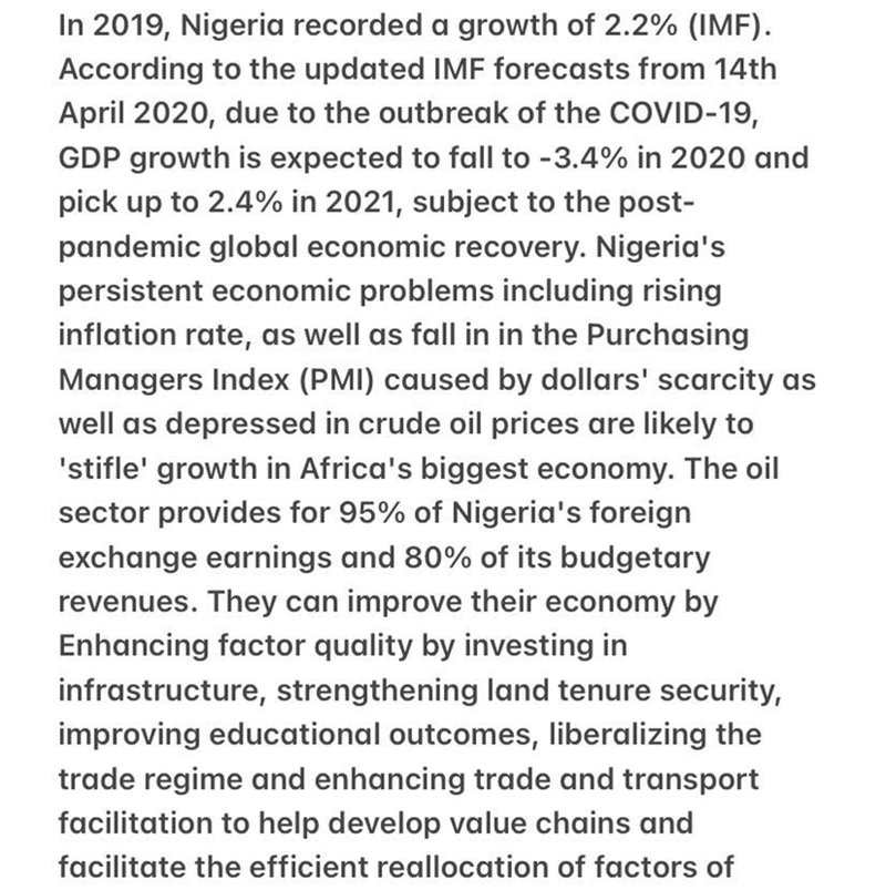 The review of the nigerian economy​-example-1