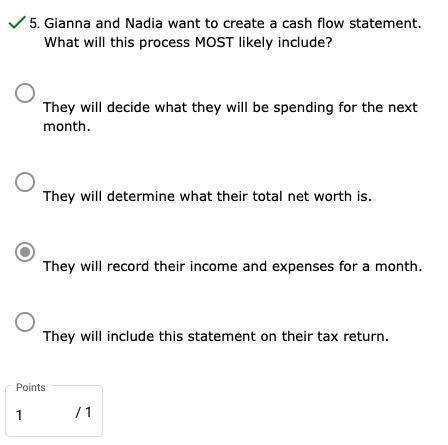 Gianna and Nadia want to create a cash flow statement. What will this process MOST-example-1