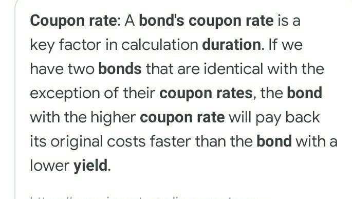 The length of a bond A)Coupon Rate B)Maturity C)Par Value D)Yield-example-1