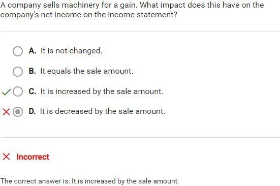 A company sells machinery for a loss. What impact does this have on the company’s-example-1