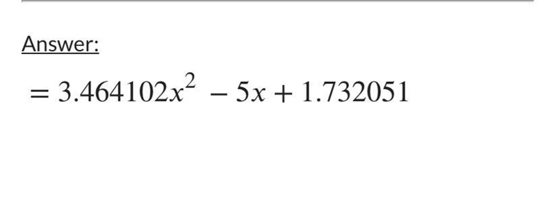 Find the zeroes of the polynomial of 2√3x^2 - 5x + √3​-example-1