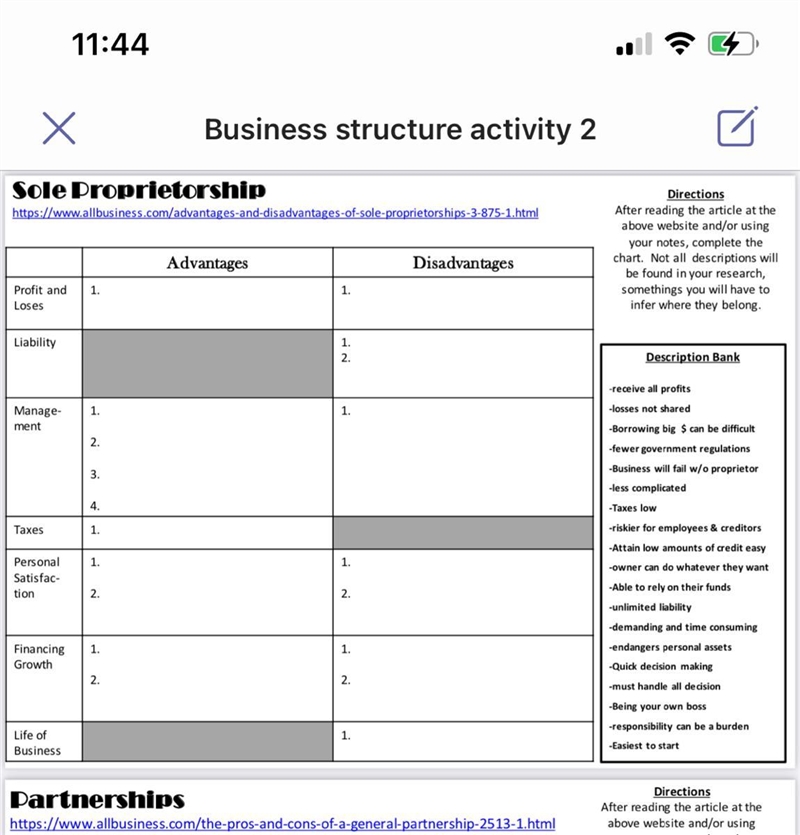 Someone please help !! i need to fill the blanks in w descriptions from the bank on-example-1