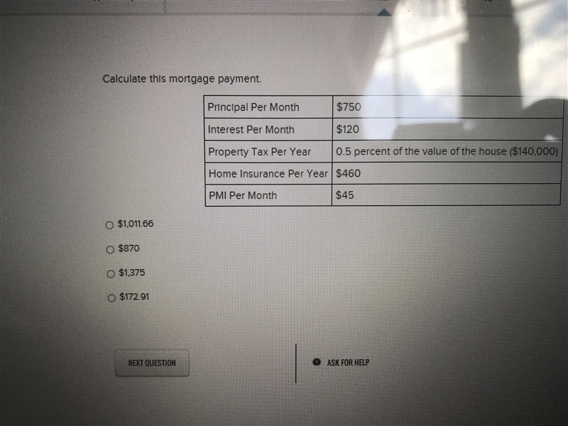 Helpp plz Calculate this mortgage payment.-example-1