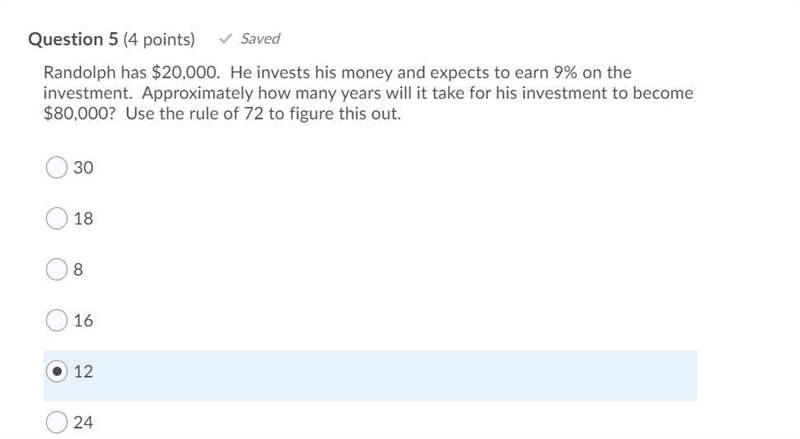 On Jordan's 20th birthday he decides to invest 10,000 that he has saved. He will not-example-5