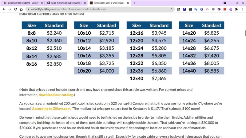 I was thinking about converting a shed into a livable place About how much would it-example-1