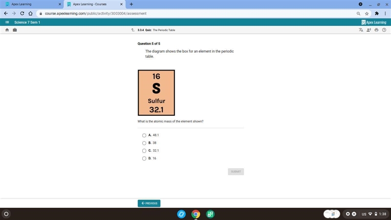 The diagram shows the box for an element in the periodic table. Whats is the atomic-example-1