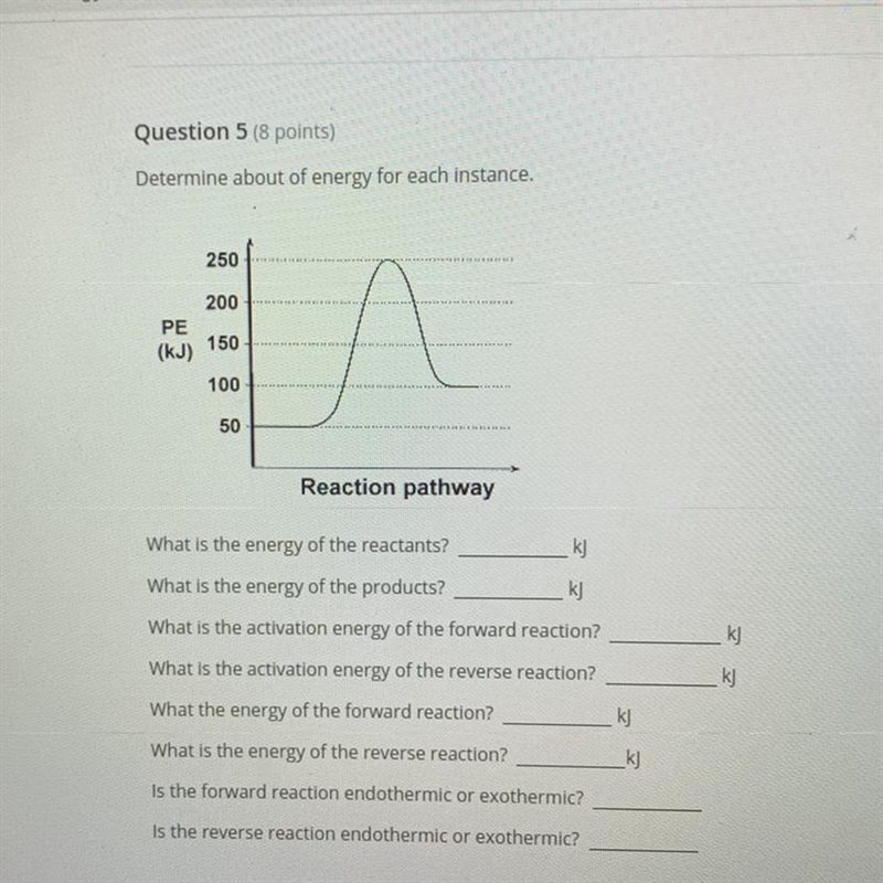 What is the energy of the reactants? k] What is the energy of the products? k] What-example-1